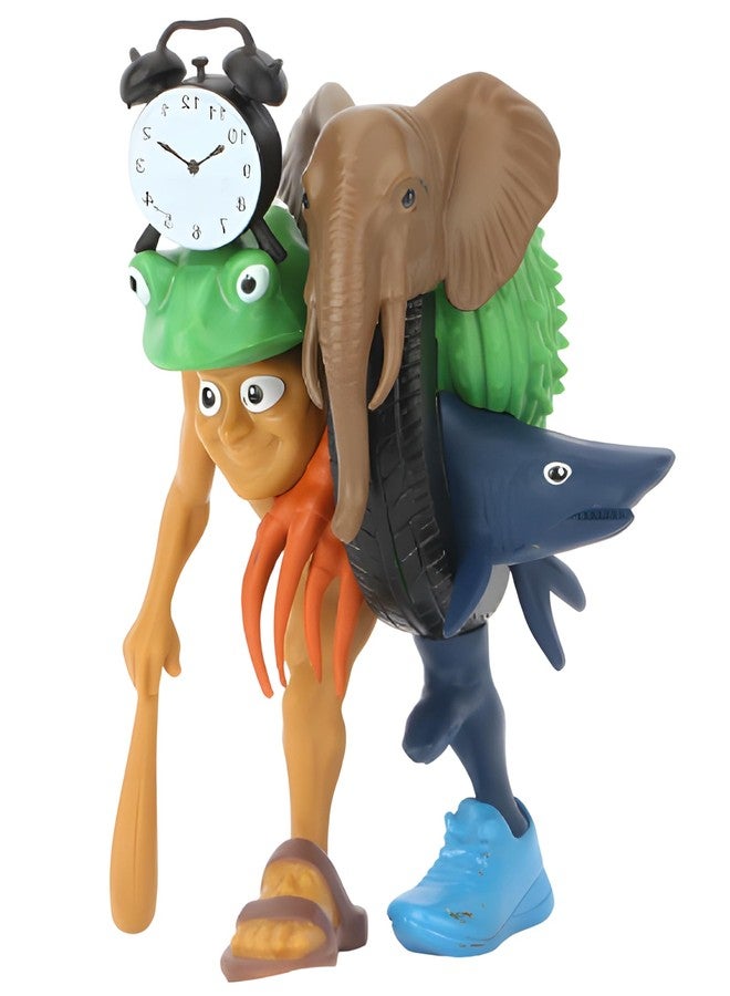 Buildcon Italian Brainrot Toys, Unique Creature Fusion Figurine, Creative Art Piece, Humorous Shark Toy Hybrid for Collectors and Gift Giving - Image 1